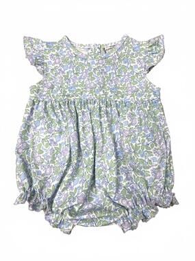 NEW THREE SISTERS girls floral bubble in lilac